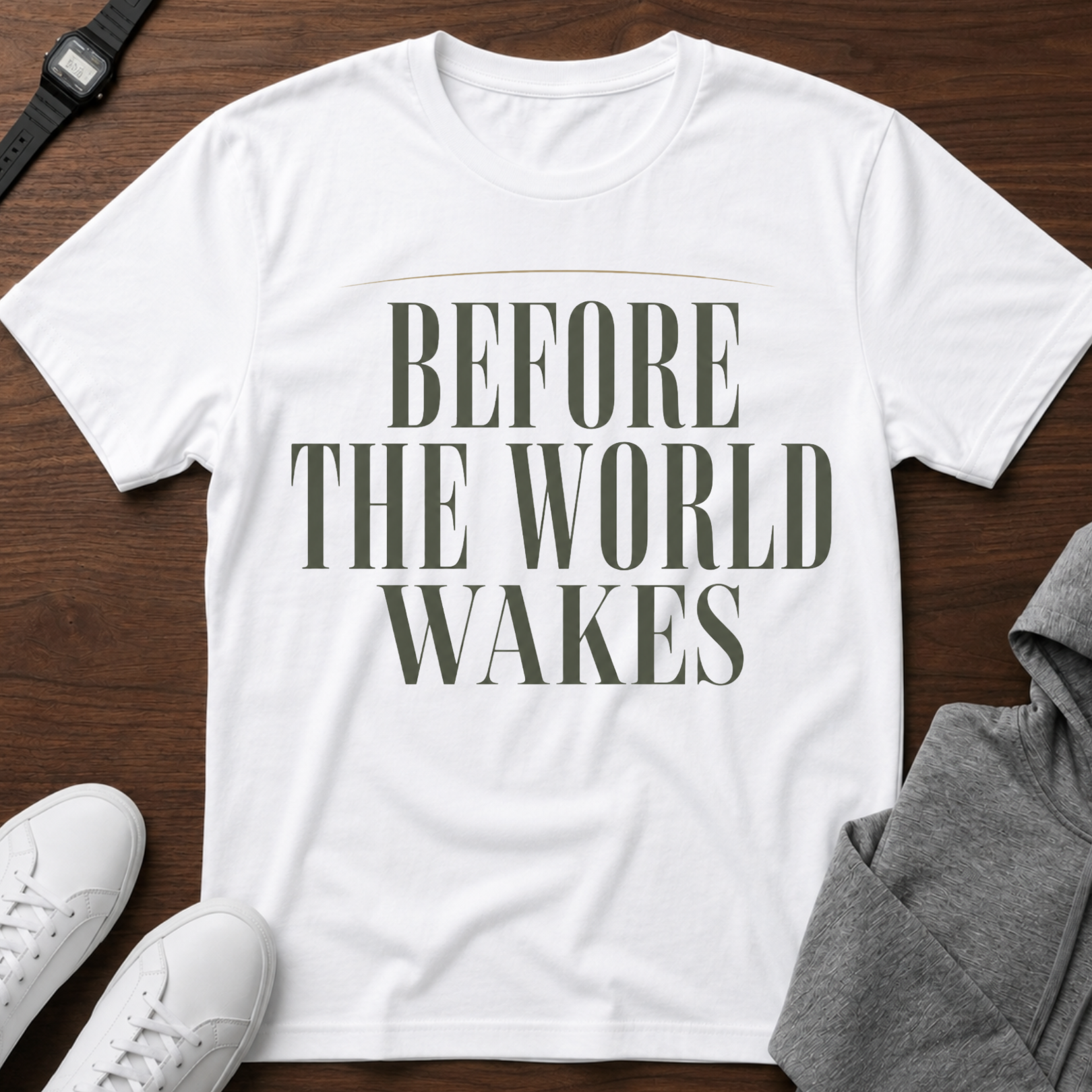 Before The World Wakes Tee