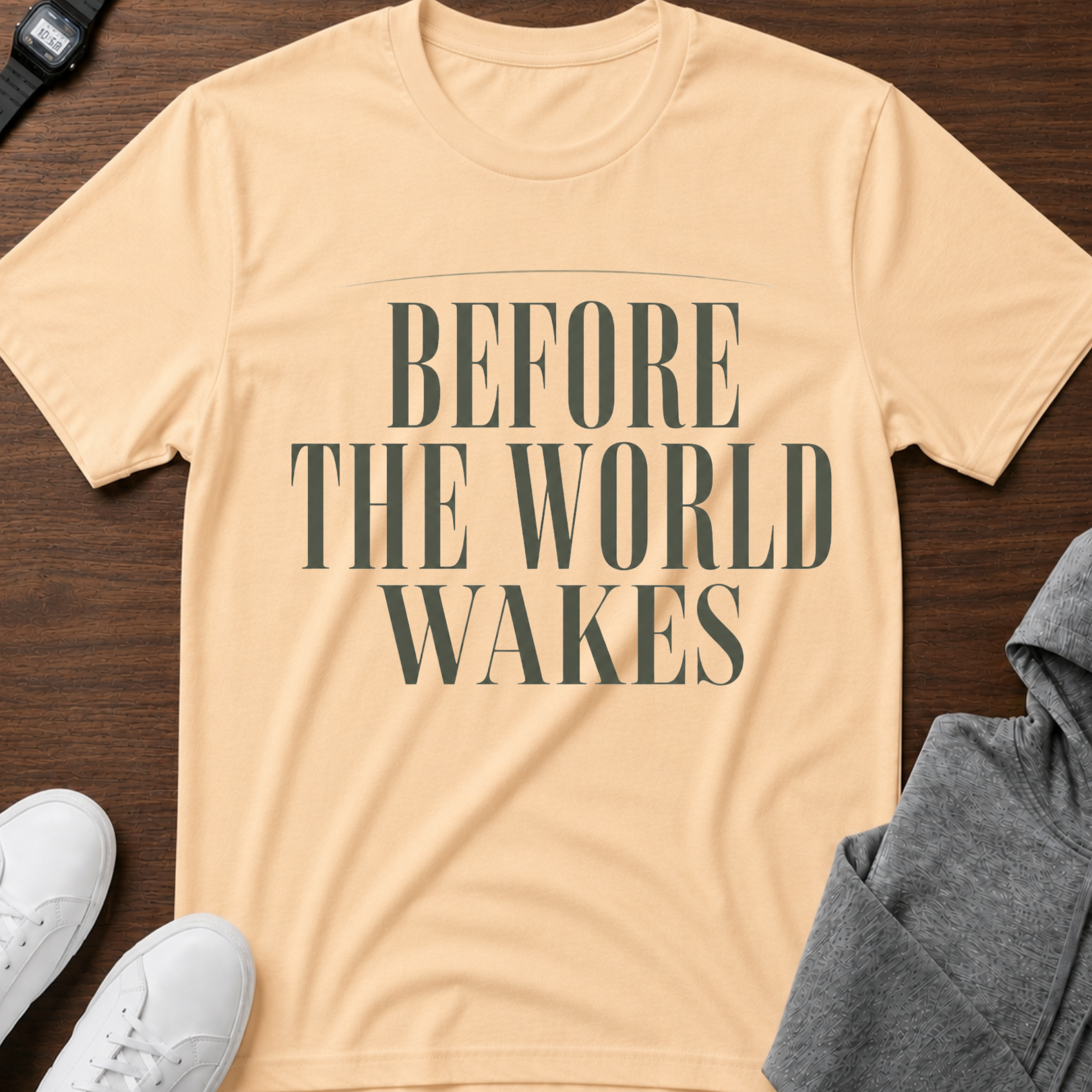 Before The World Wakes Tee
