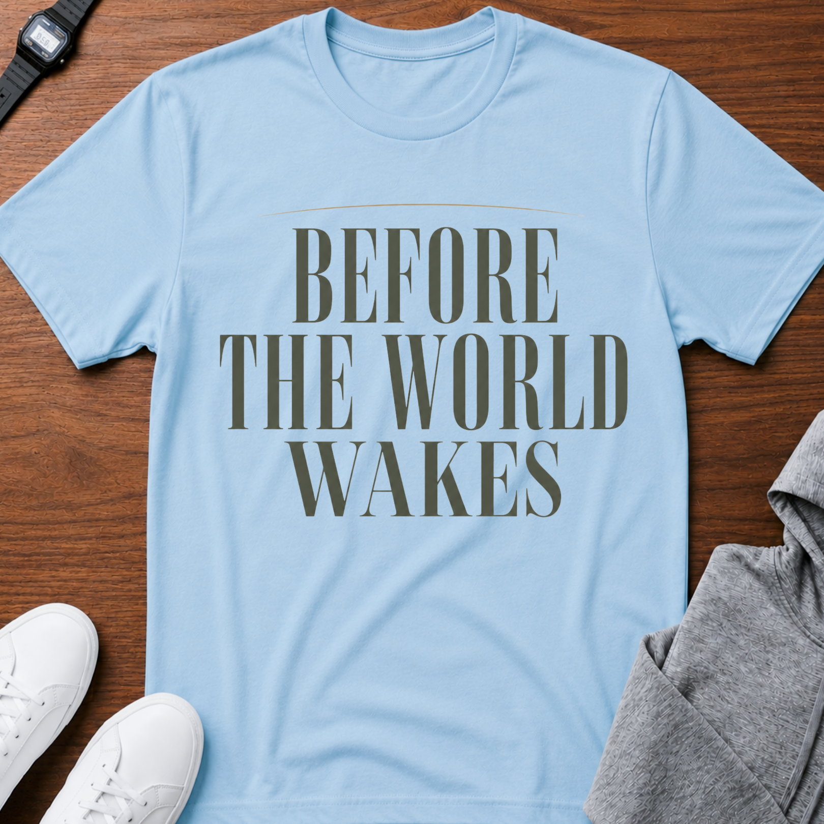 Before The World Wakes Tee