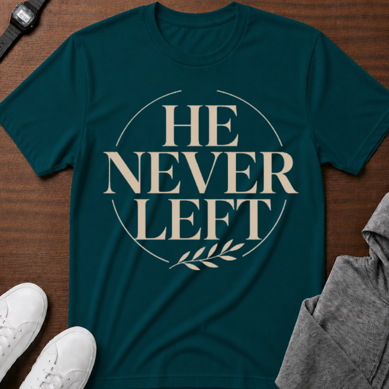 He Never Left