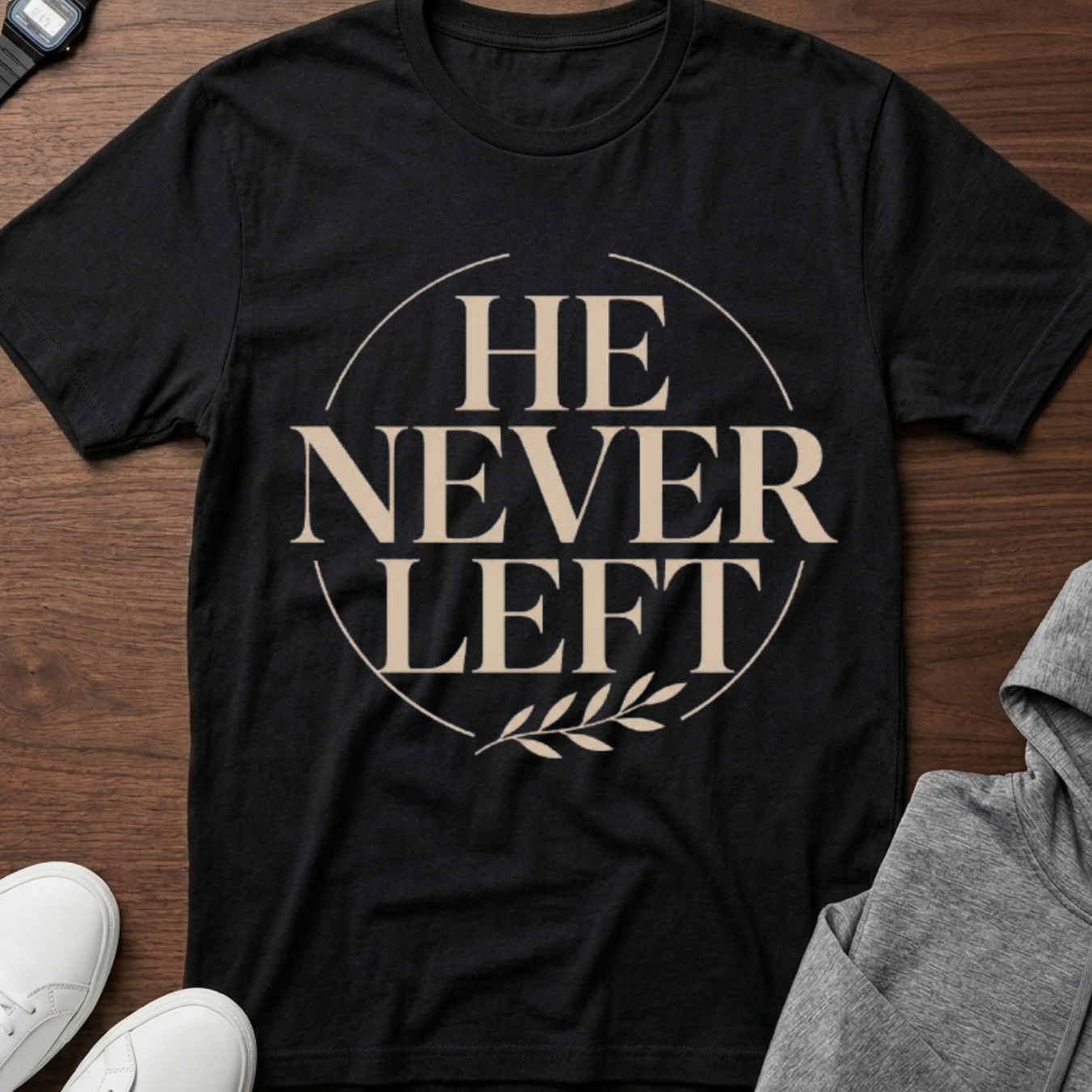 He Never Left