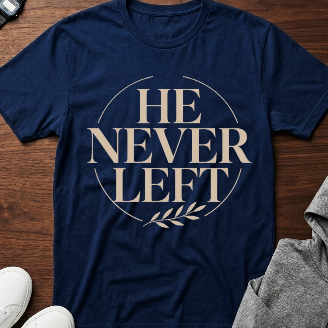 He Never Left