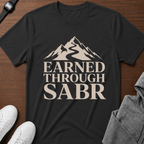 Earned Through Sabr Mountain Tee