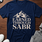 Earned Through Sabr Mountain Tee