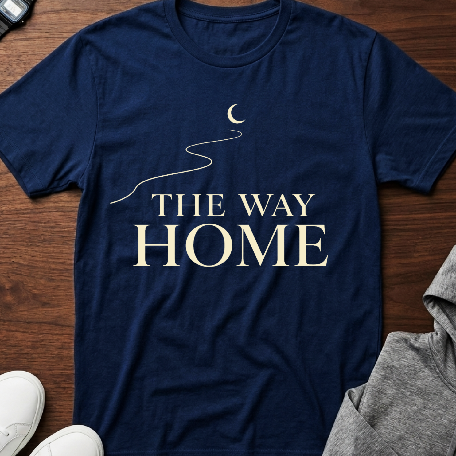 The Way Home T-Shirt — Crescent Moon Road Graphic Tee