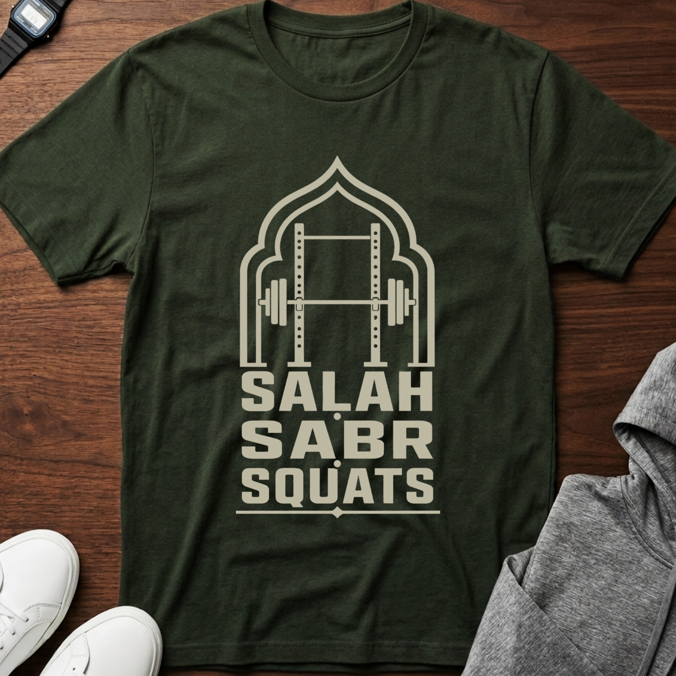 Salah Sabr Squats T-Shirt