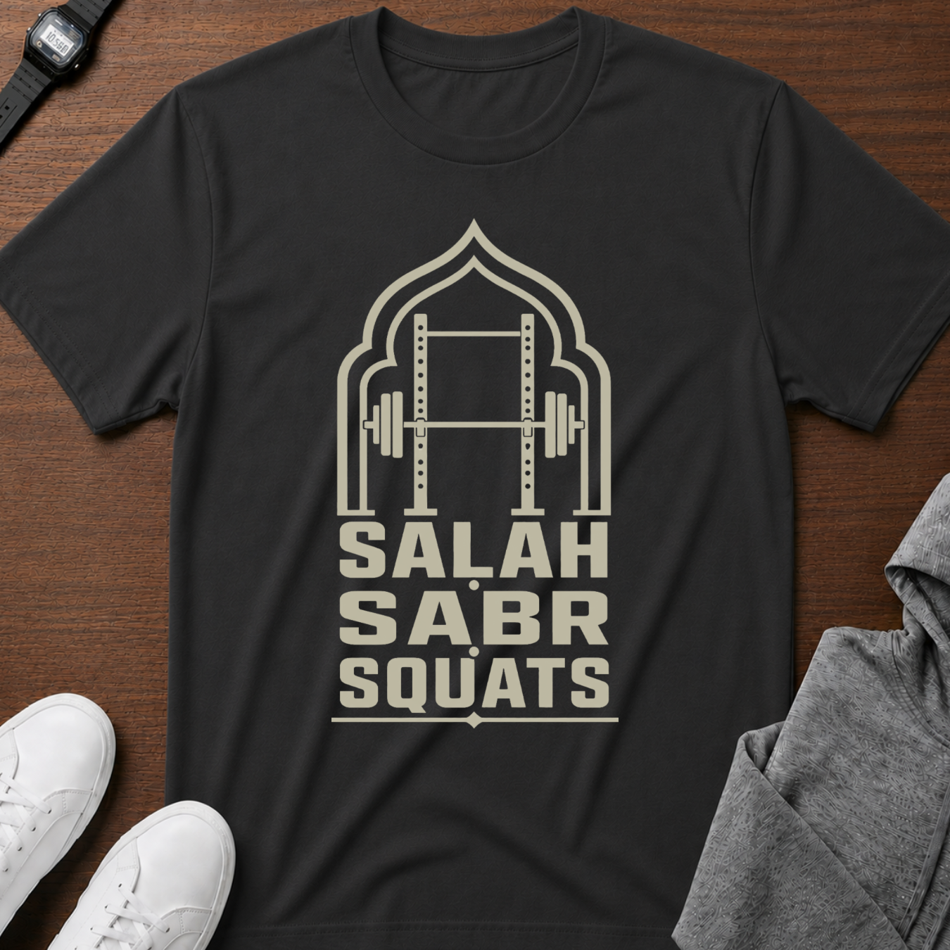 Salah Sabr Squats T-Shirt