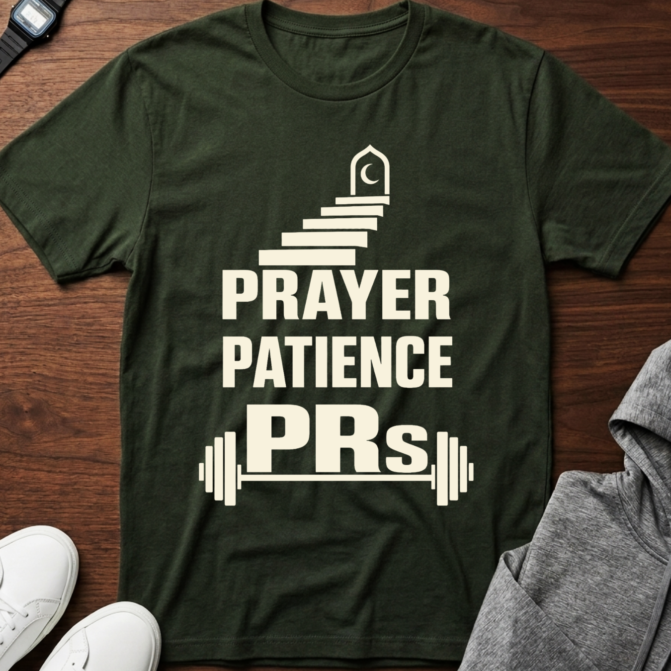 Prayer Patience PRs t-shirt