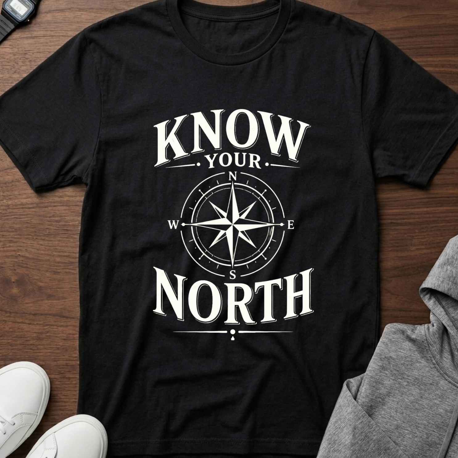 Know Your North Compass T‑Shirt