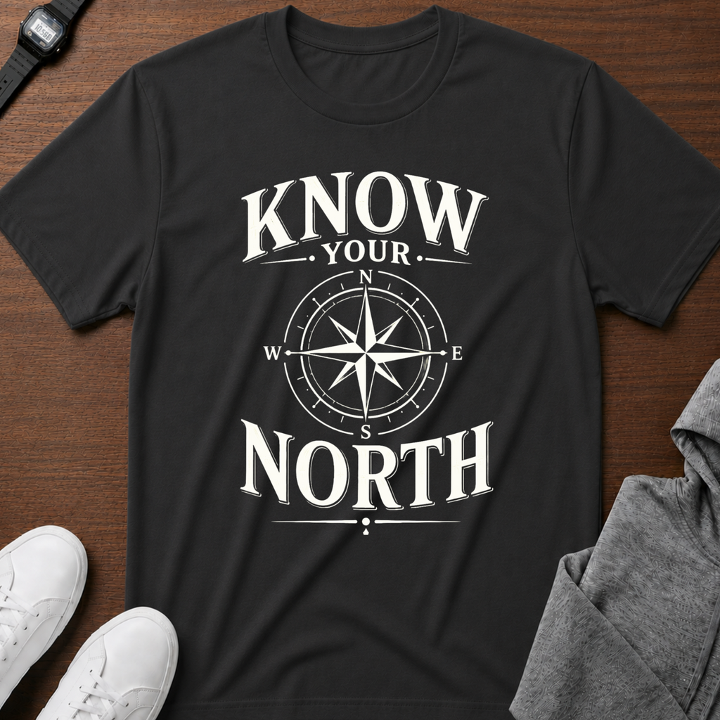 Know Your North Compass T‑Shirt