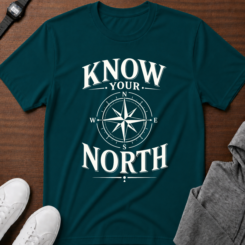 Know Your North Compass T‑Shirt