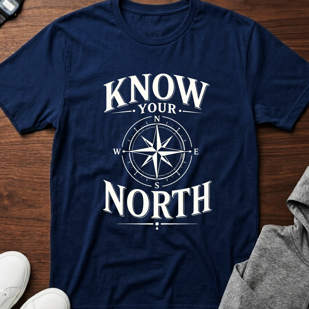 Know Your North Compass T‑Shirt