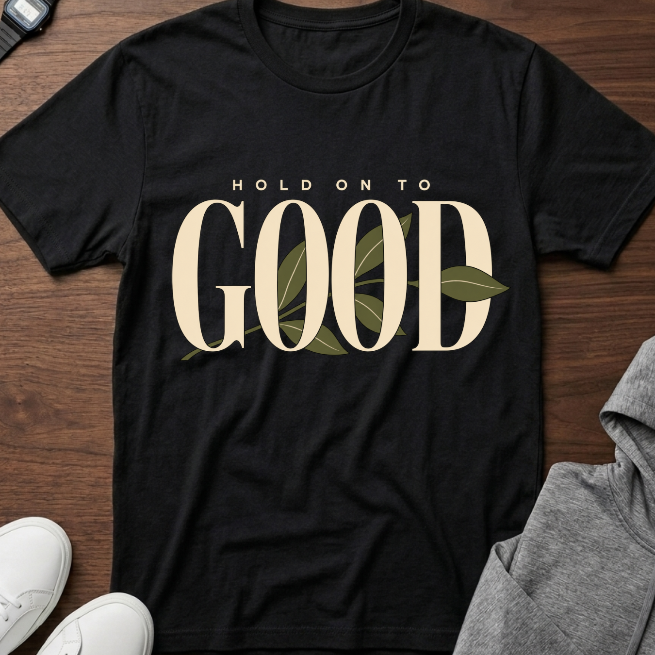 Hold On To Good T‑Shirt