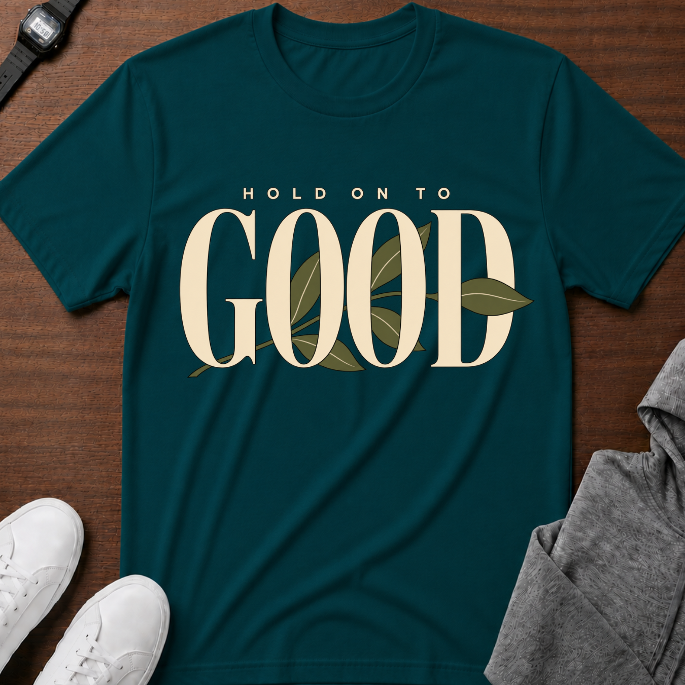 Hold On To Good T‑Shirt