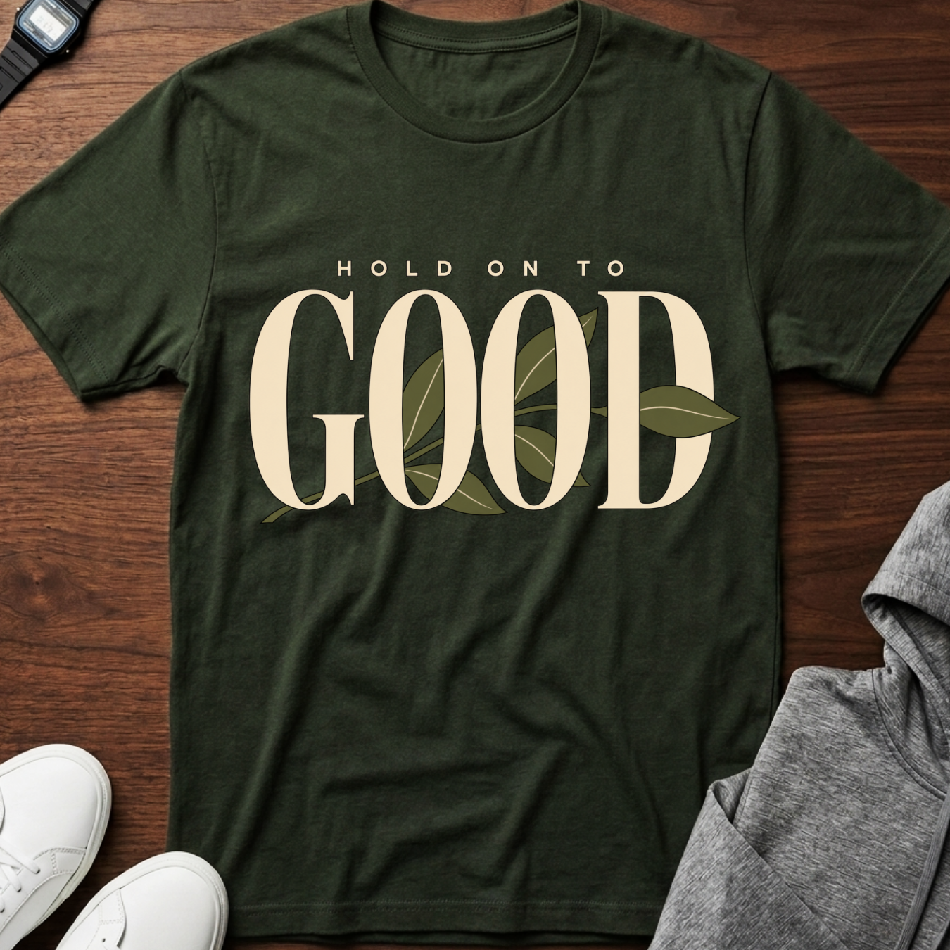 Hold On To Good T‑Shirt