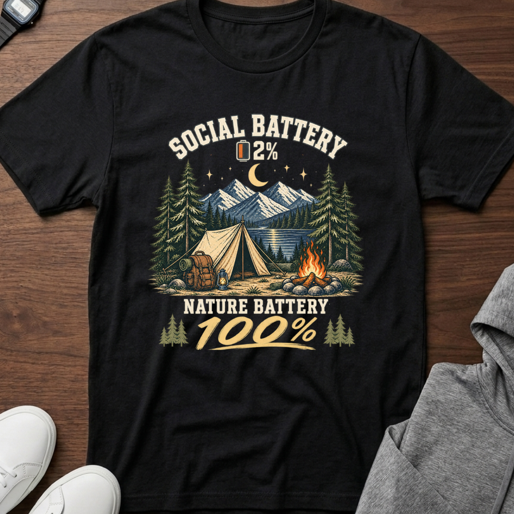Nature Battery 100% T-shirt