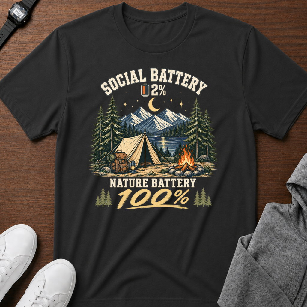 Nature Battery 100% T-shirt