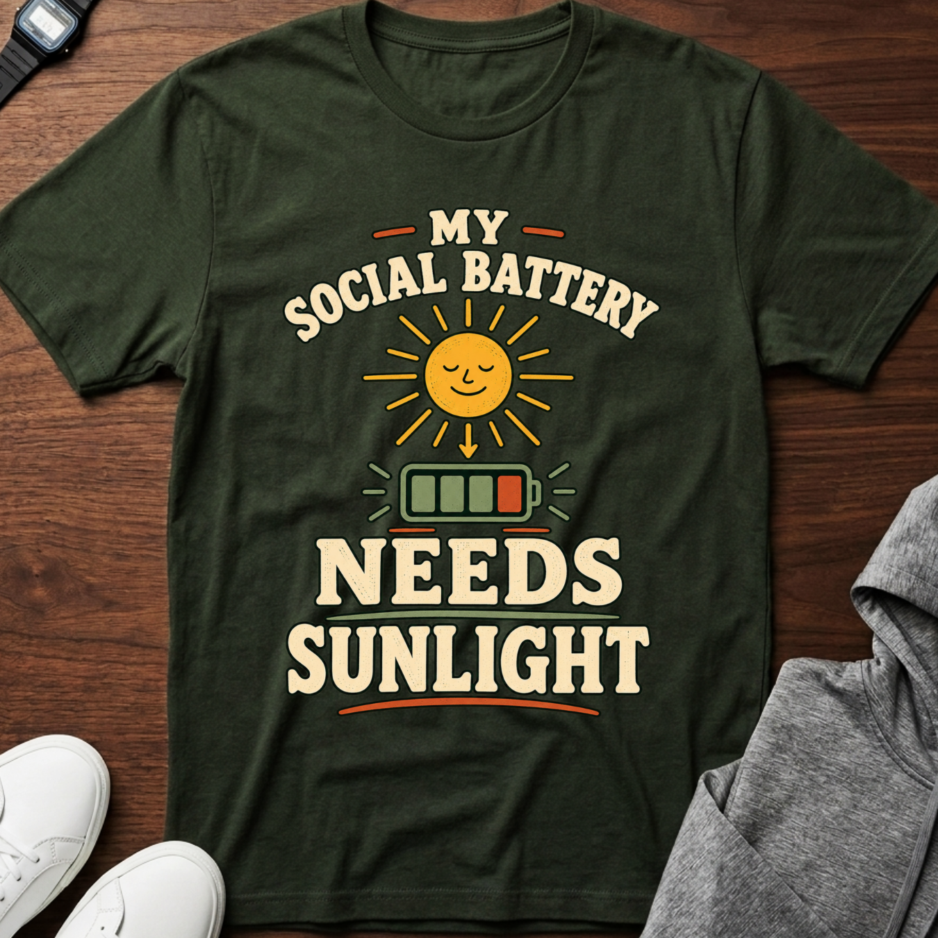 My Social Battery Needs Sunlight