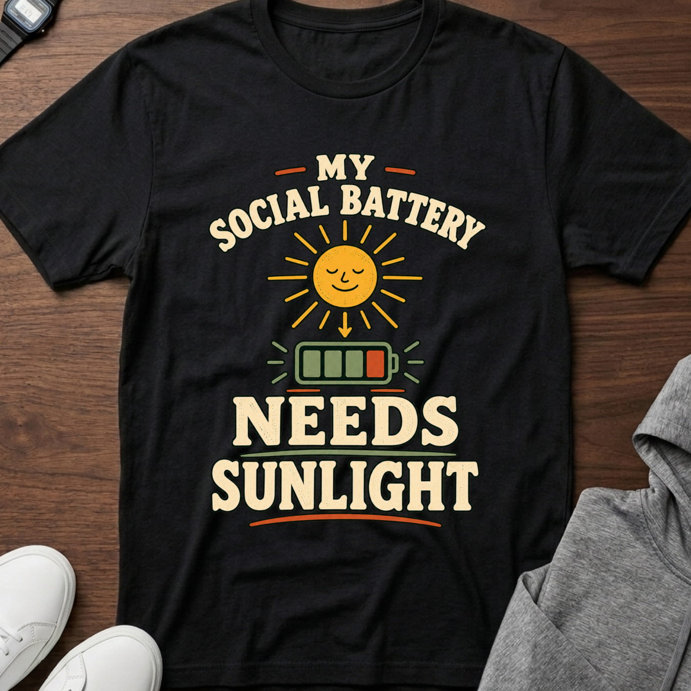 My Social Battery Needs Sunlight