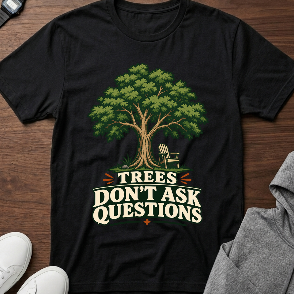 Trees Don't Ask Questions T-Shirt