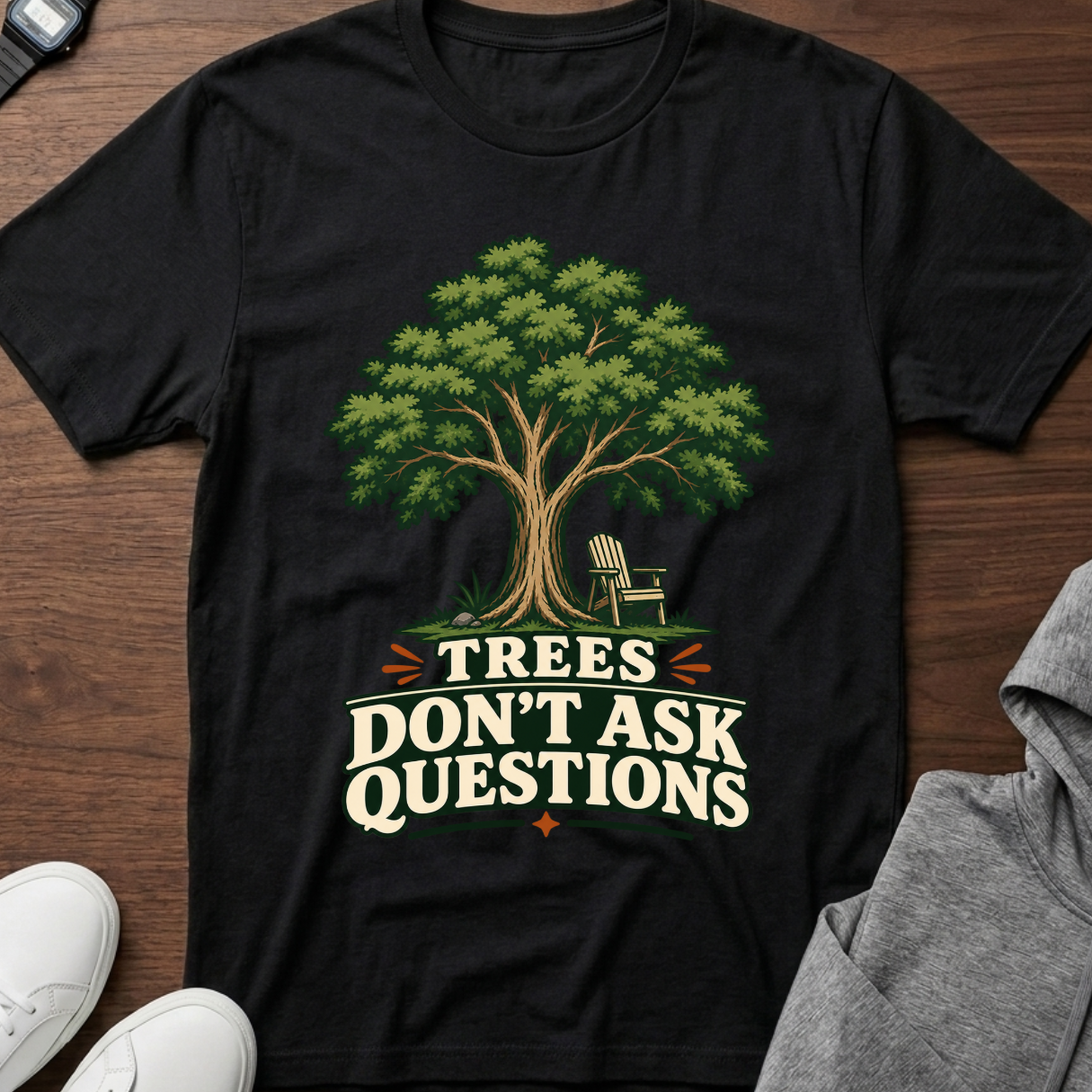 Trees Don't Ask Questions T-Shirt