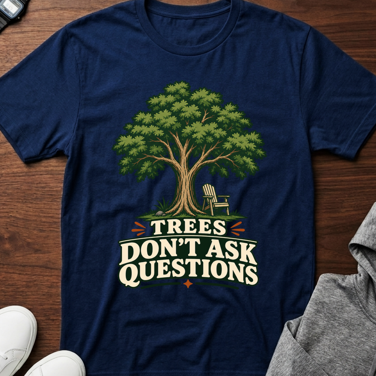 Trees Don't Ask Questions T-Shirt