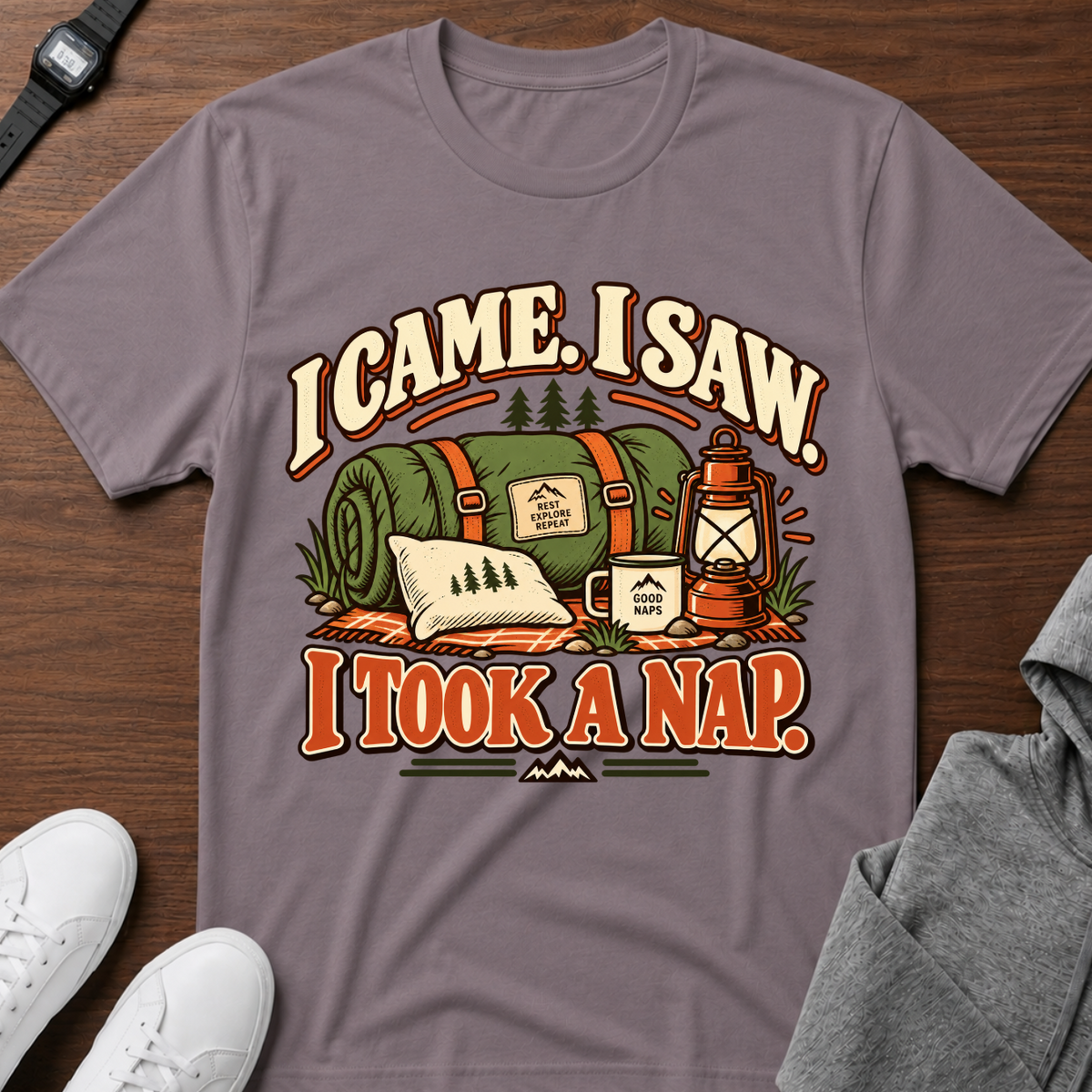 Camping Nap T-Shirt