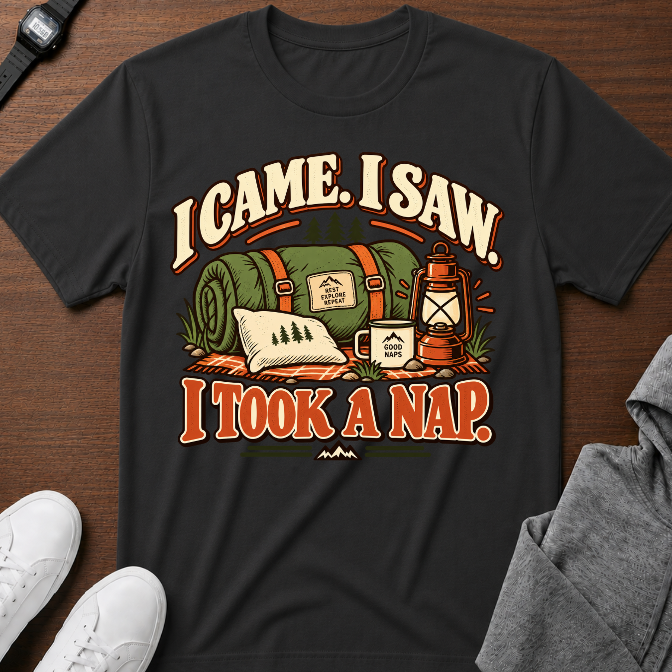 Camping Nap T-Shirt