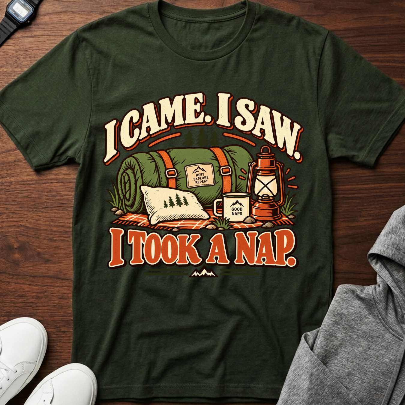 Camping Nap T-Shirt