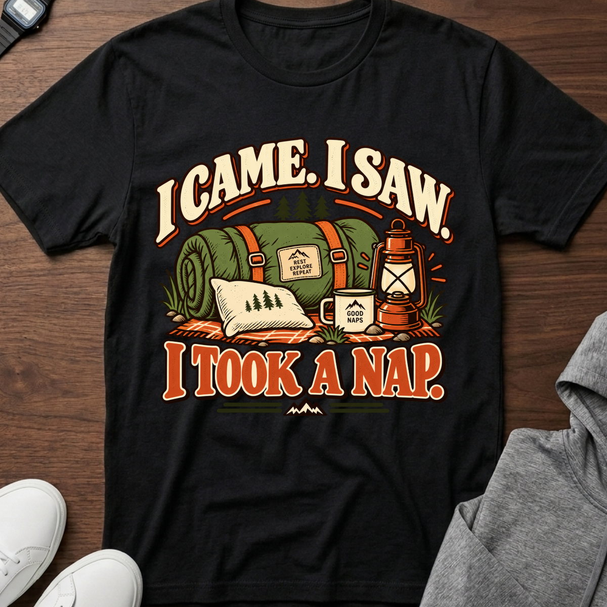 Camping Nap T-Shirt
