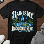 Rain Is My Background Music T-Shirt