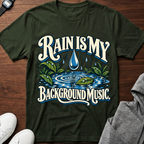 Rain Is My Background Music T-Shirt
