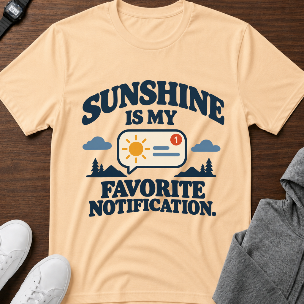 Sunshine Is My Favorite Notification Tee
