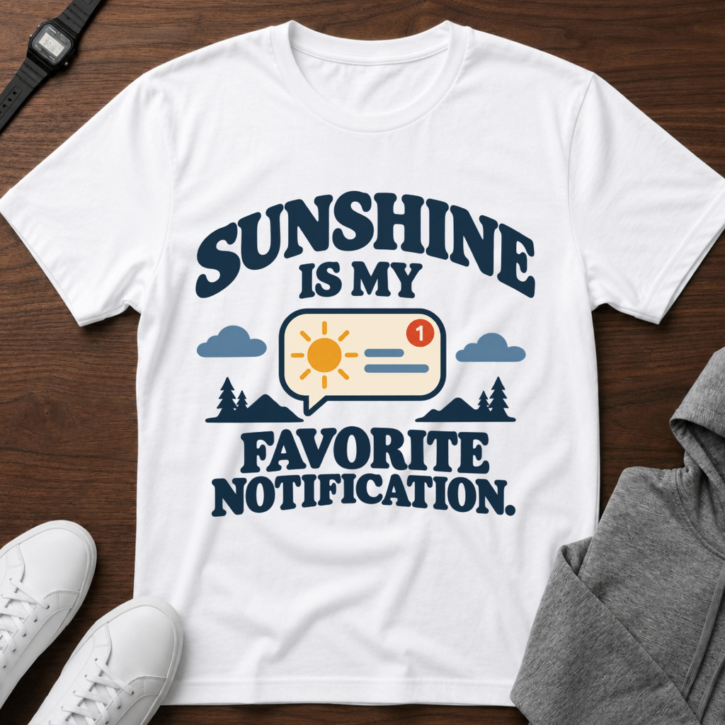 Sunshine Is My Favorite Notification Tee