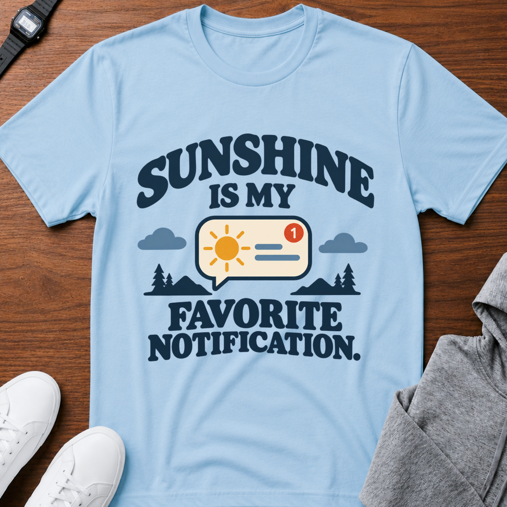 Sunshine Is My Favorite Notification Tee