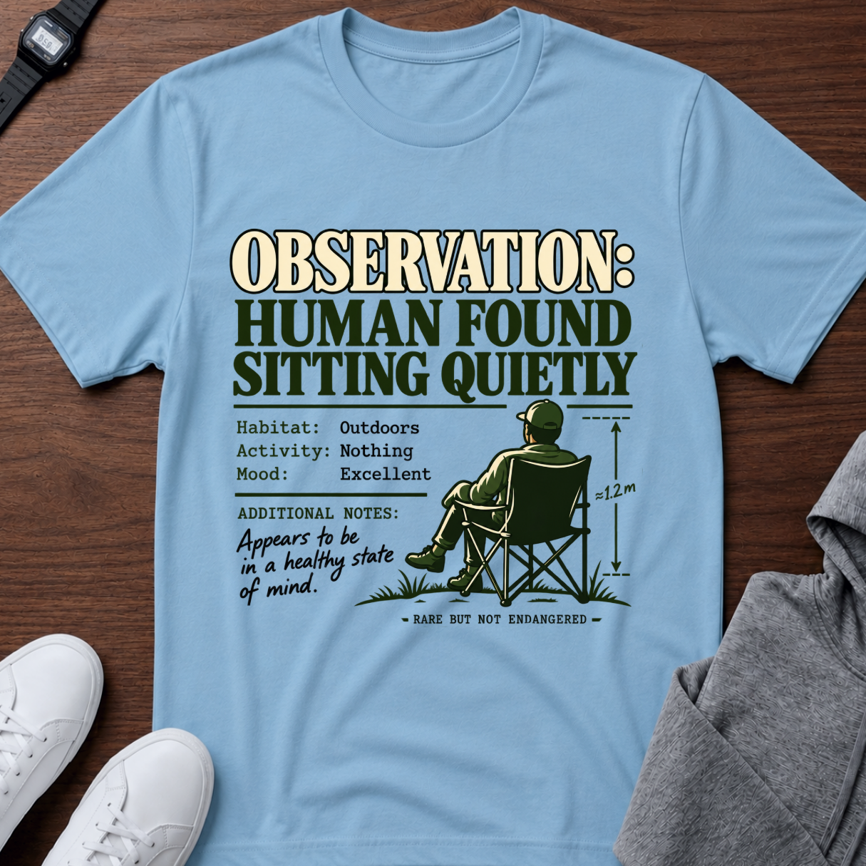 Human Found Sitting Quietly
