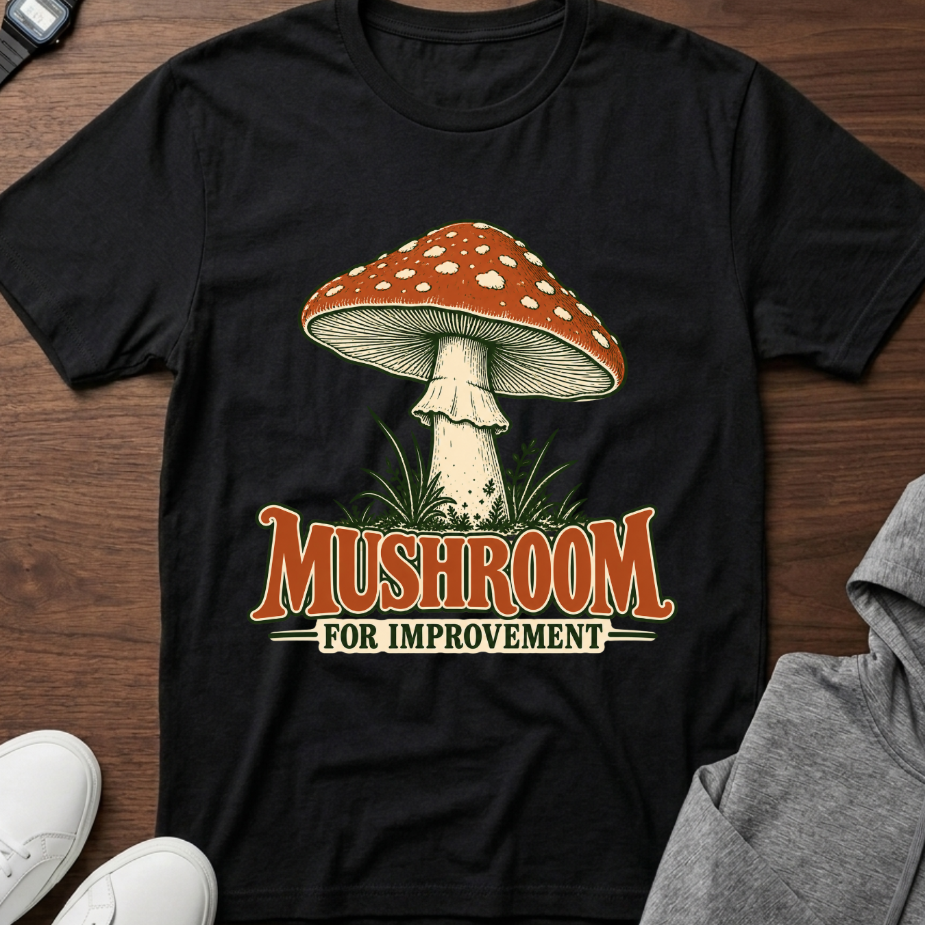 Mushroom for Improvement Tee
