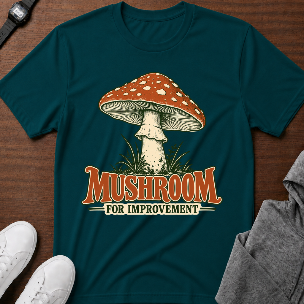 Mushroom for Improvement Tee