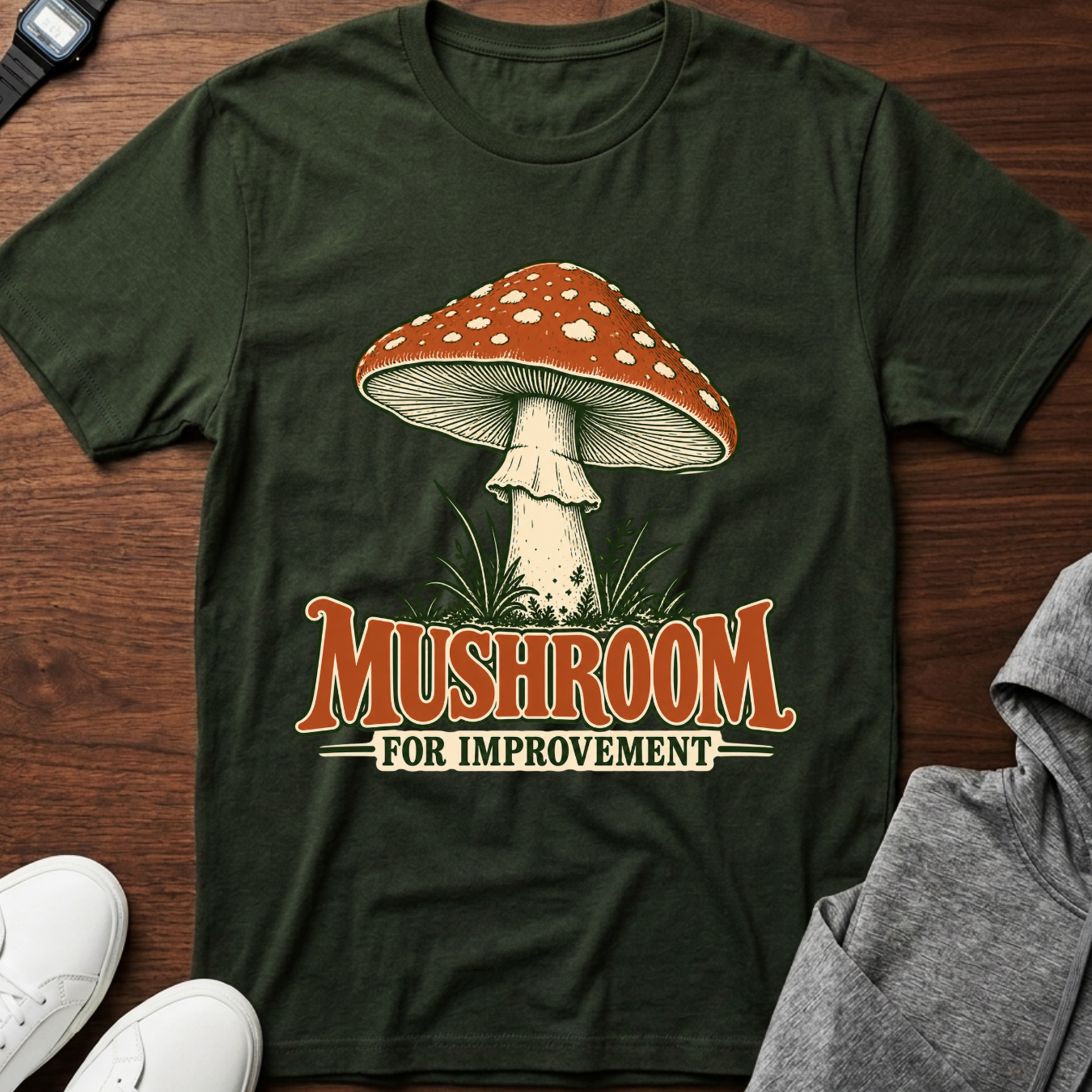 Mushroom for Improvement Tee