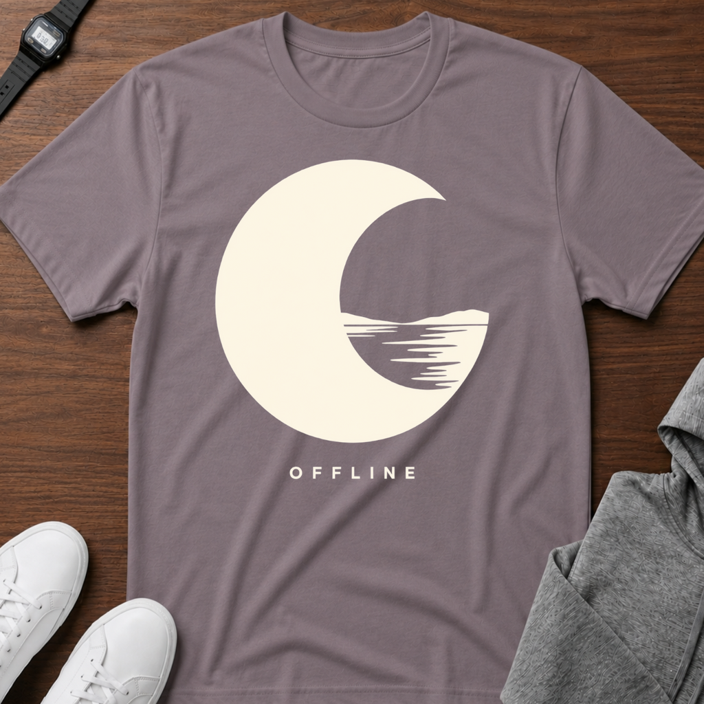 Offline Moon T‑Shirt