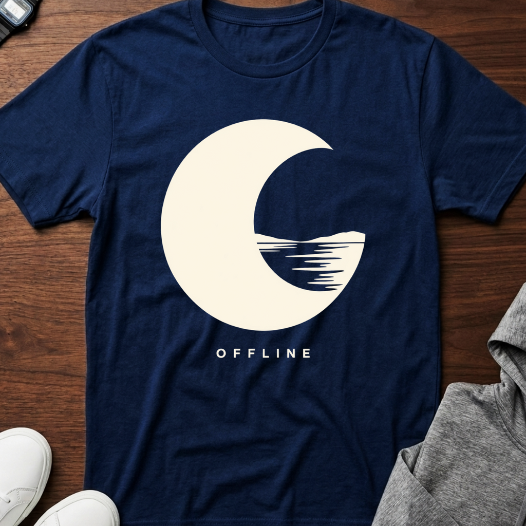 Offline Moon T‑Shirt