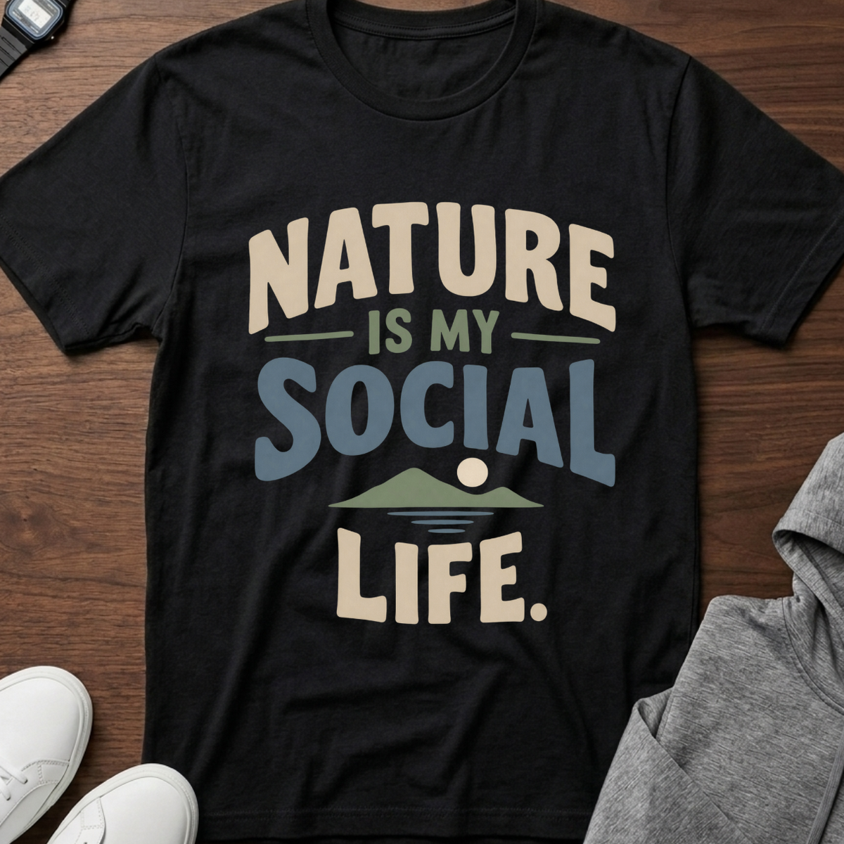 Nature Is My Social Life T-Shirt