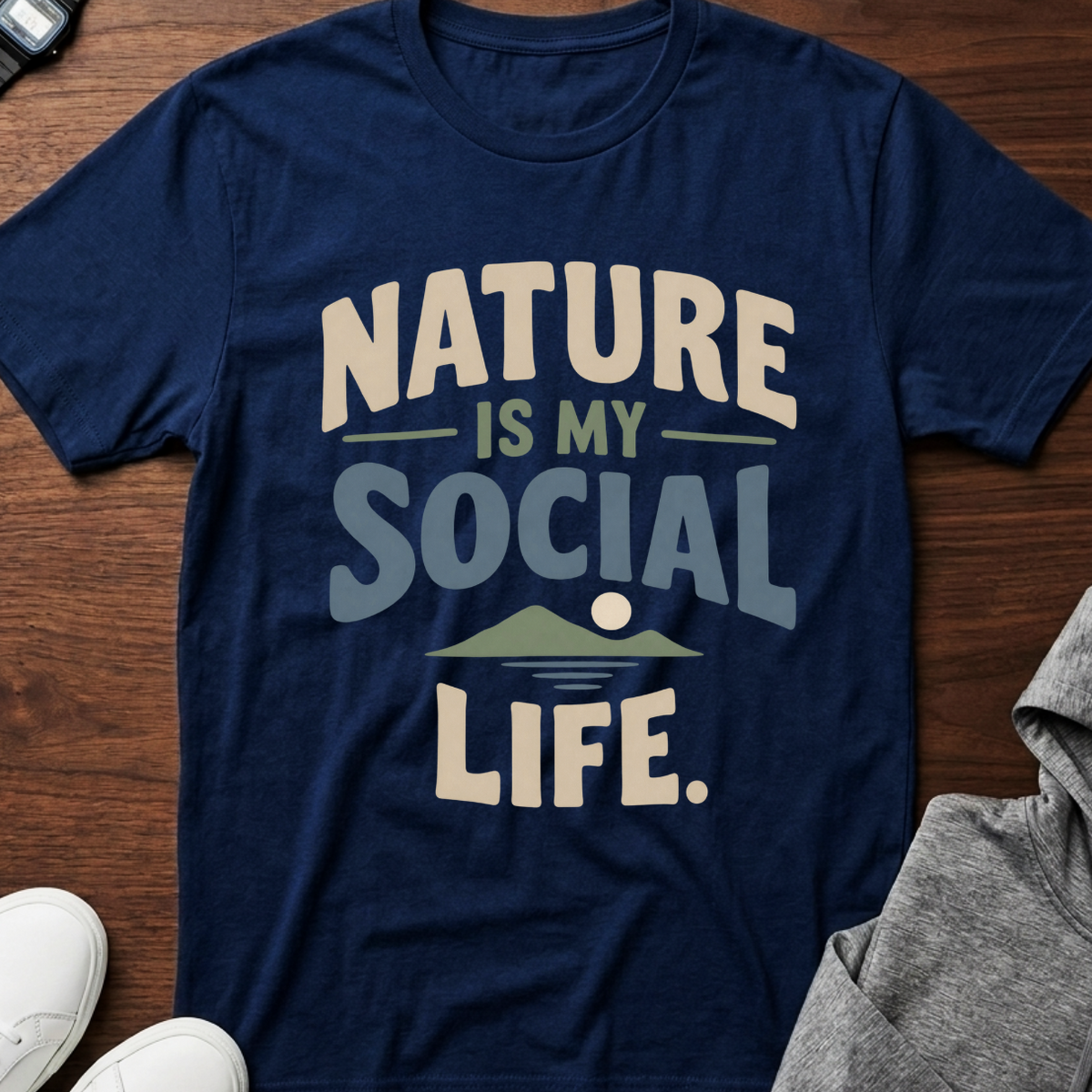Nature Is My Social Life T-Shirt