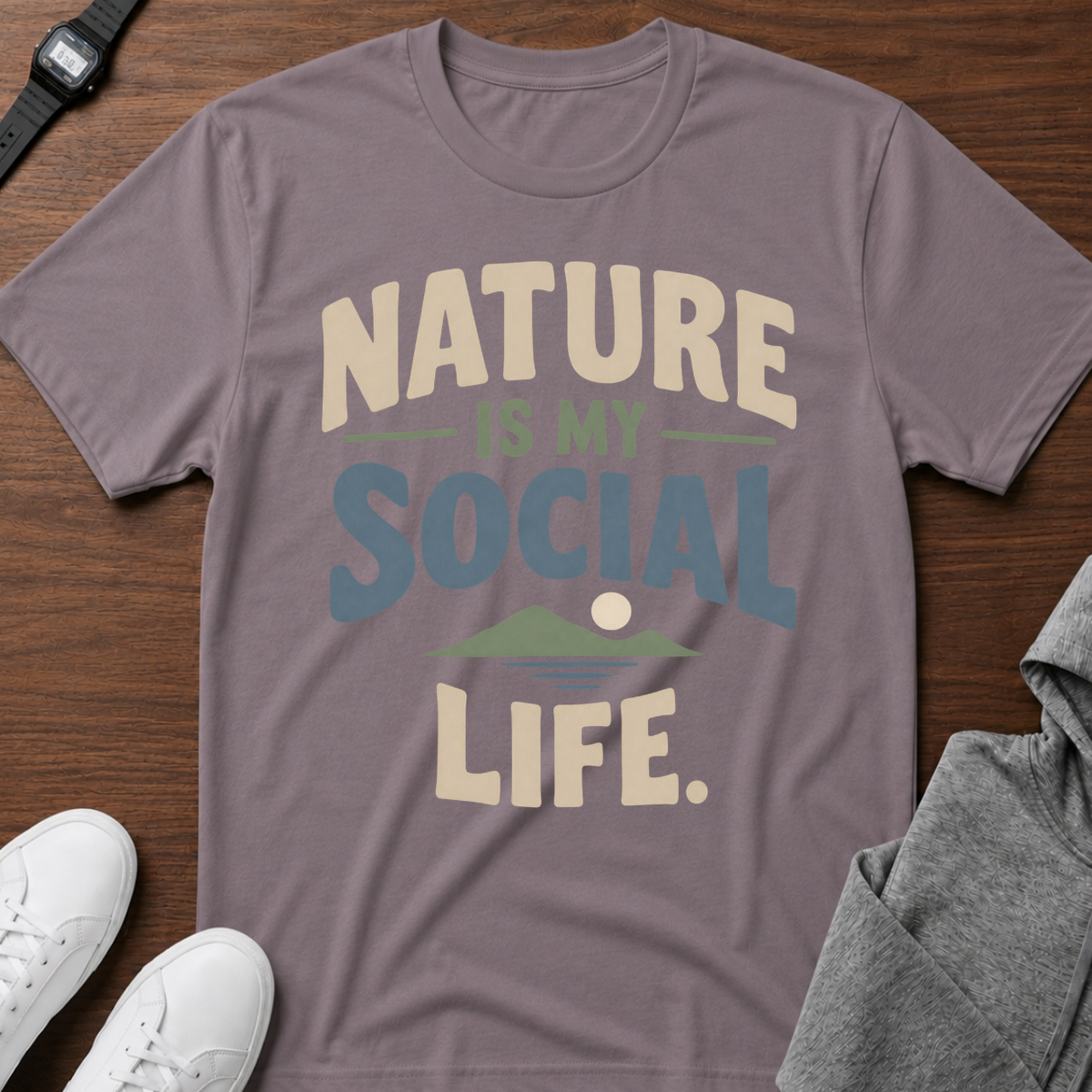 Nature Is My Social Life T-Shirt