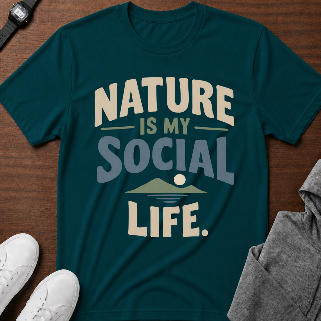 Nature Is My Social Life T-Shirt