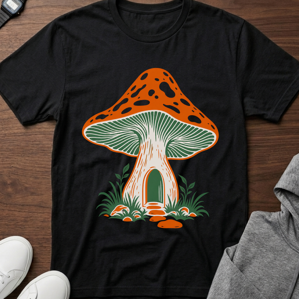 Mushroom House T‑Shirt