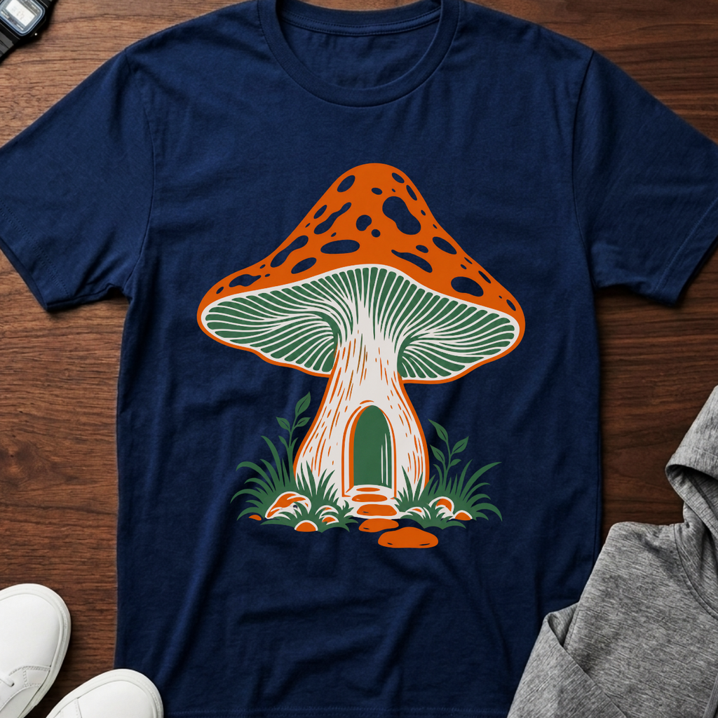 Mushroom House T‑Shirt