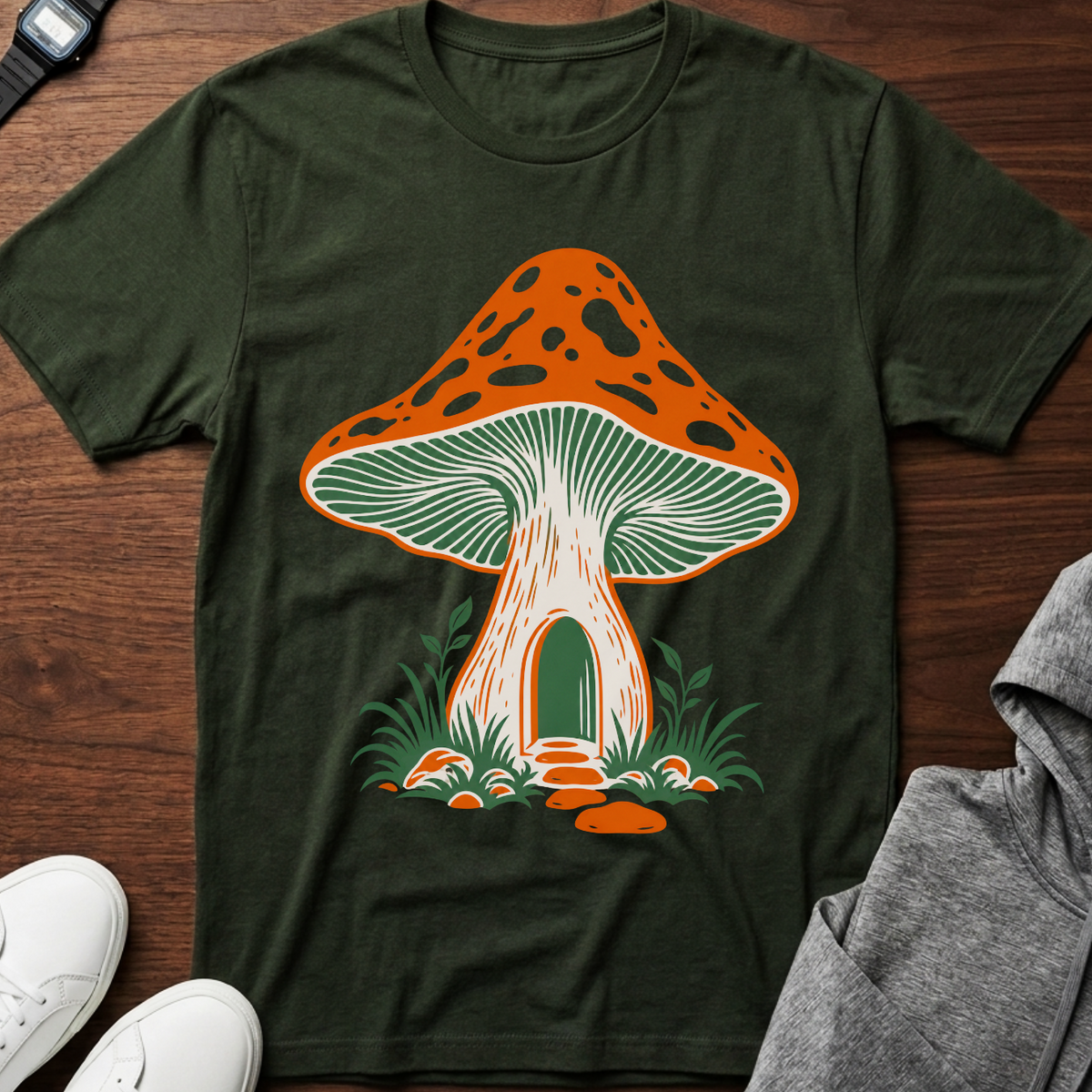Mushroom House T‑Shirt