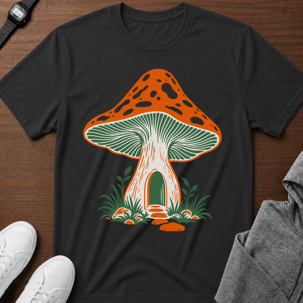 Mushroom House T‑Shirt