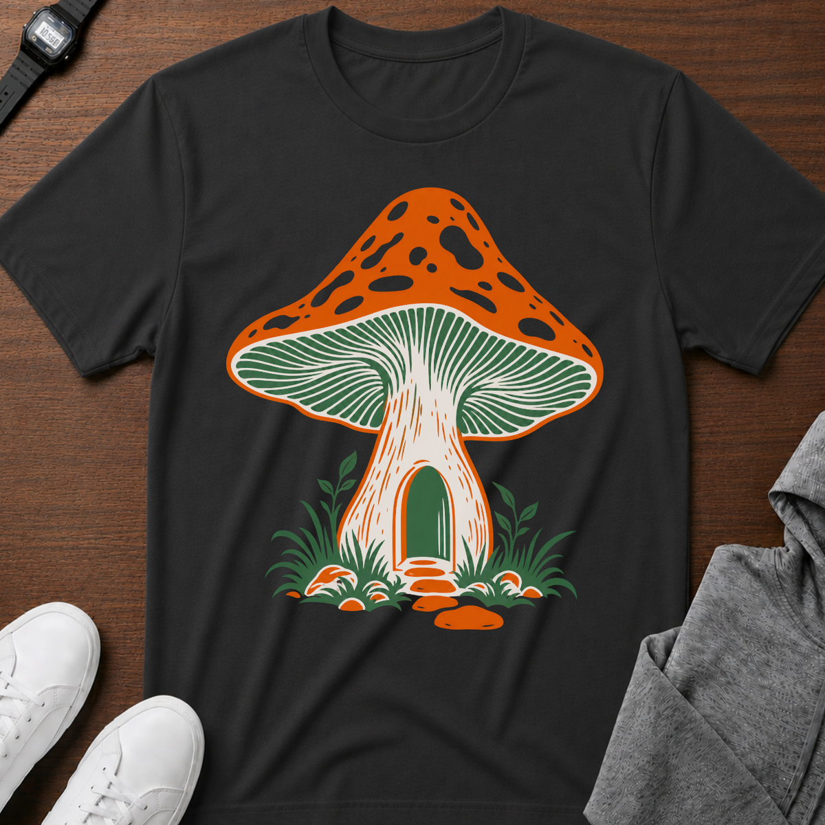 Mushroom House T‑Shirt